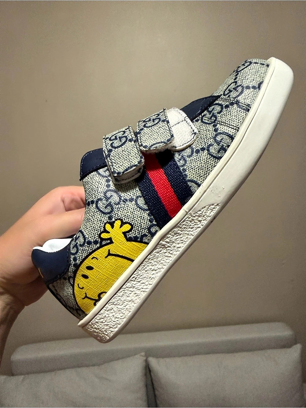 Gucci Children's Ace sneaker with Mr. Men Little Miss Mr. Men Little Miss